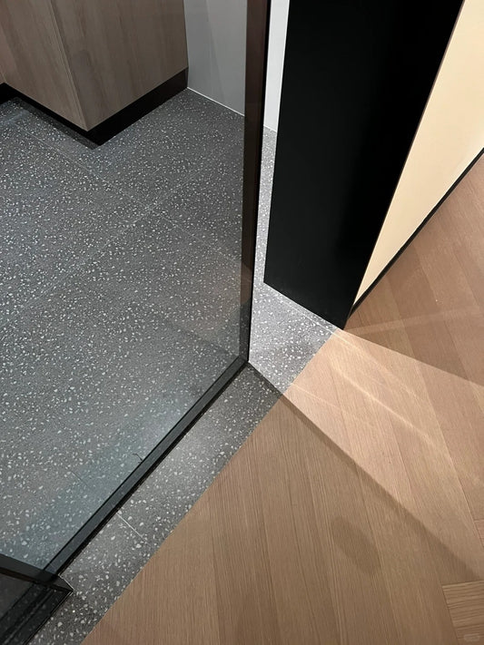 Rothnow® Aluminum Door - 7x45 Series Perfect System Slim Frame Sliding Door - Black Series