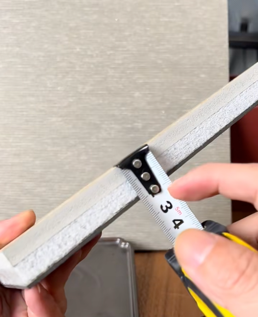 Porte en aluminium Rothnow® - Porte en verre filaire bronze série 16x45