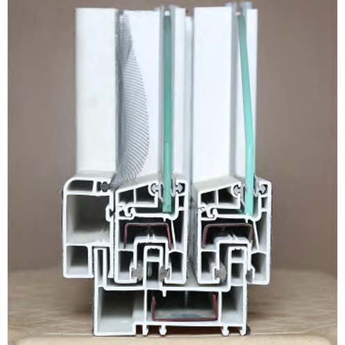 Porte en aluminium Rothnow® - Porte en verre filaire bronze série 16x45