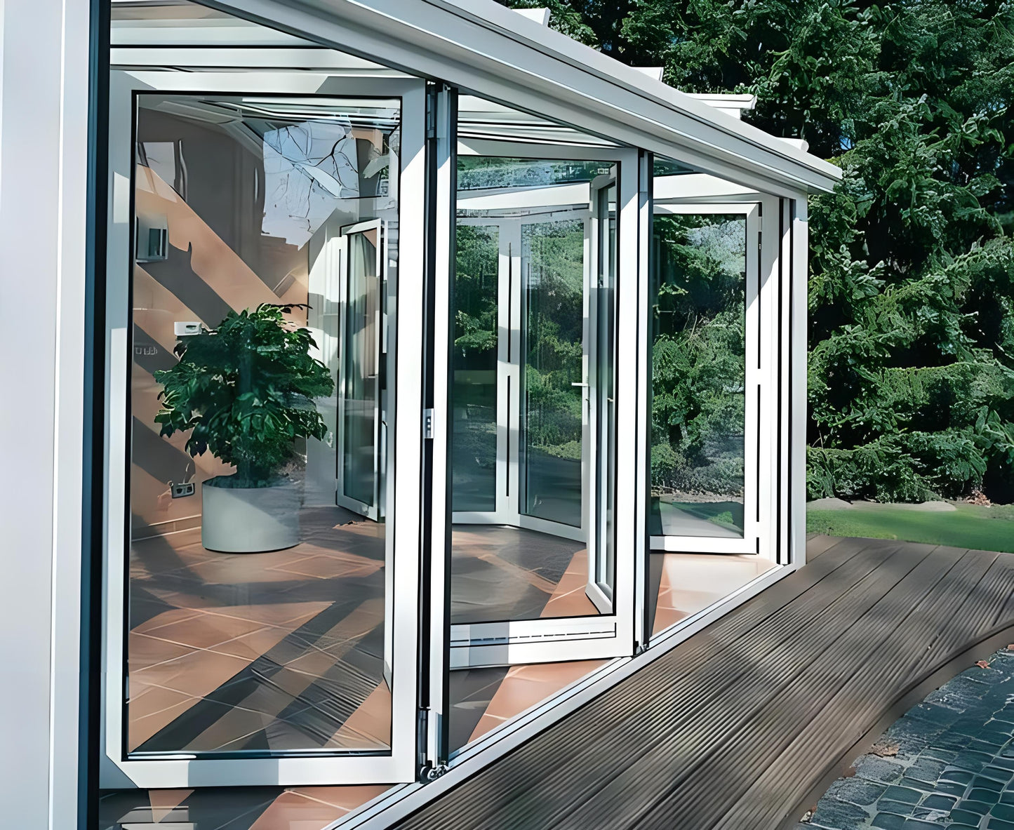 Rothnow® Aluminum Door - 75 Series Thermal Break Bifold Door