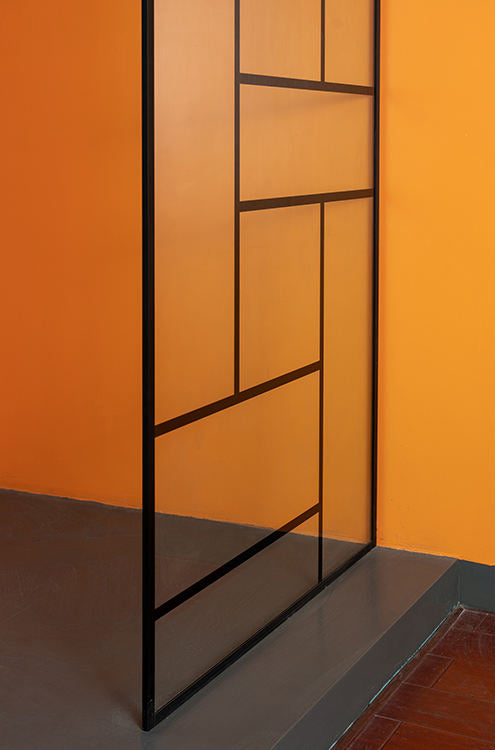 Rothnow® Shower Panel-Fixed Shower Door-Art Strips Decoration - Rothnow