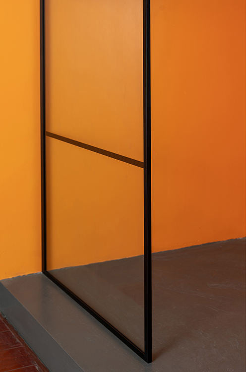 Rothnow® Shower Panel-Fixed Shower Door-With Strip Decoration - Rothnow