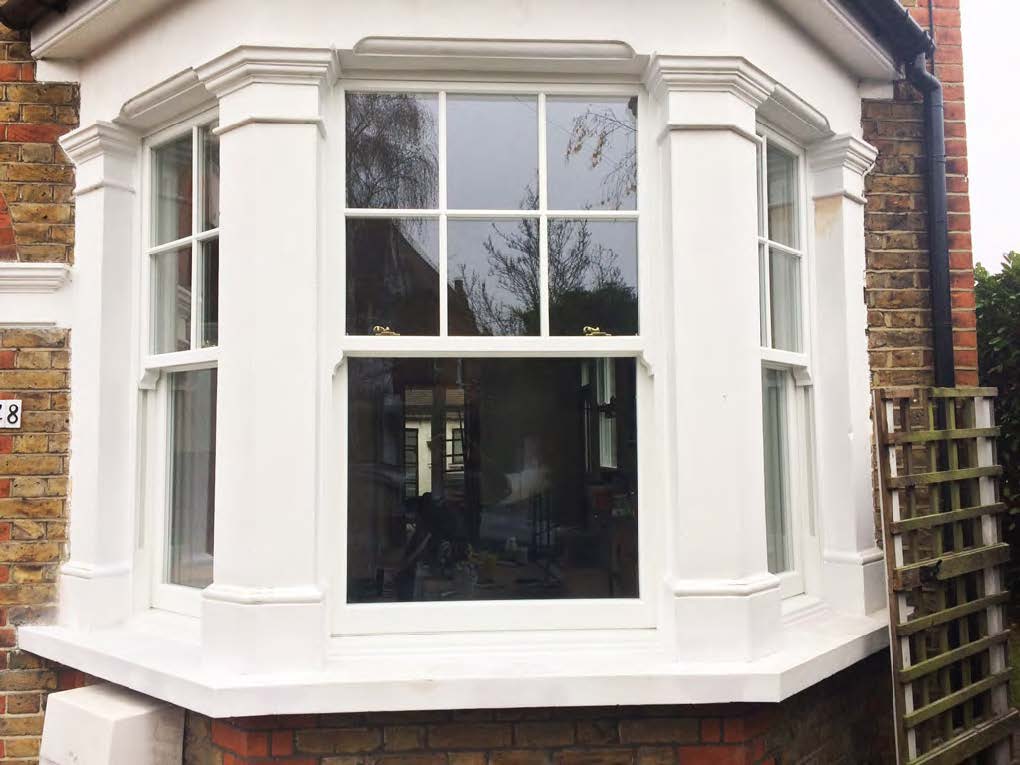Black Rothnow UPVC vinyl single/double hung window with white frame and clear glass, measuring 24"x36" for home installation.