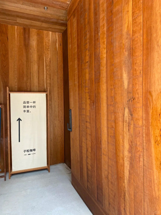 Rothnow® wood front and entrance door, brown pivot door with 800mm width and 2100mm height, wall thickness 150mm.