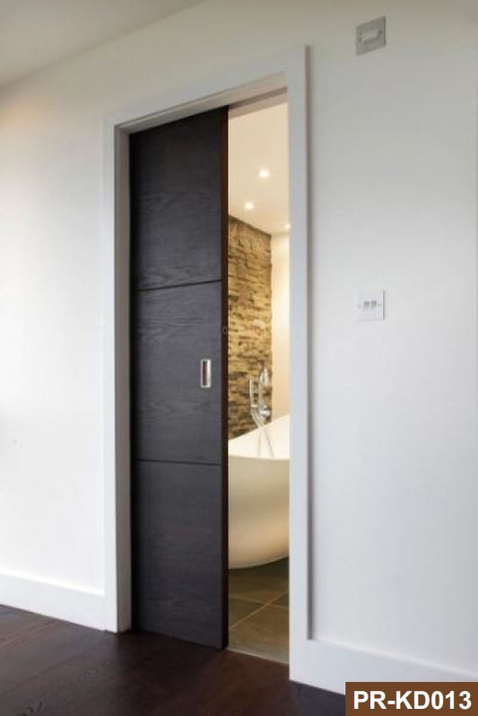 Rothnow® wooden composite veneer door, 800mm wide and 2100mm high, with a natural wood finish and wall thickness of 150mm.