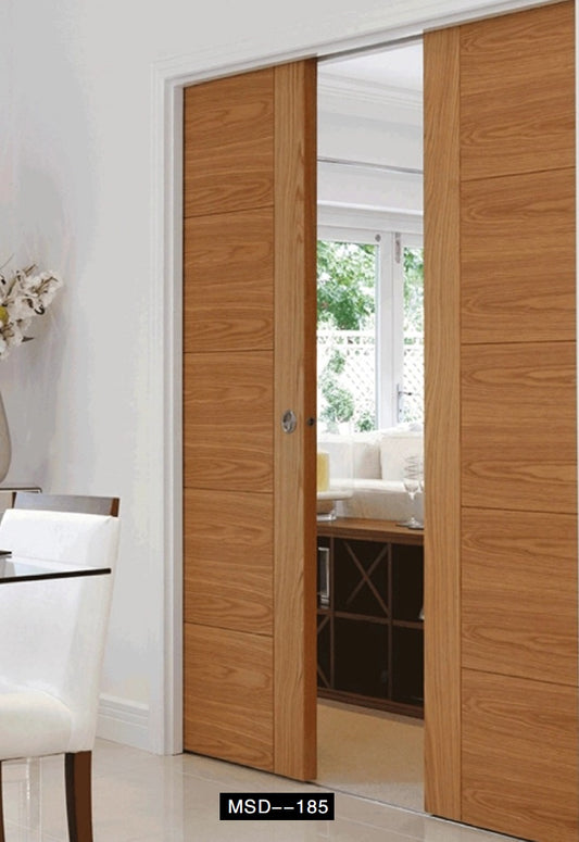 Rothnow wooden composite veneer door with 800mm width, 2100mm height, and 150mm wall thickness, suitable for interior use.