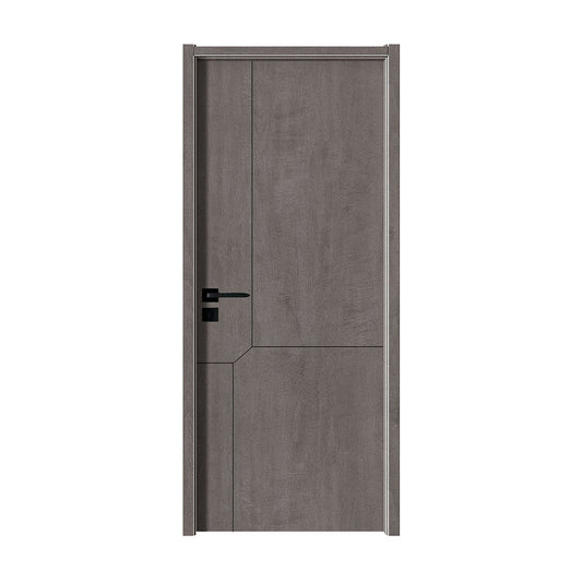 Rothnow wooden door RN-WD009, HPL finish, 800mm wide, 2100mm tall, 150mm wall thickness, modern interior door.