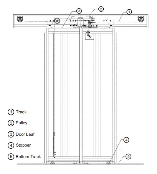 Rothnow wooden door with HPL finish, 800mm wide, 2100mm high, 150mm wall thickness, sliding ghost design, modern interior door