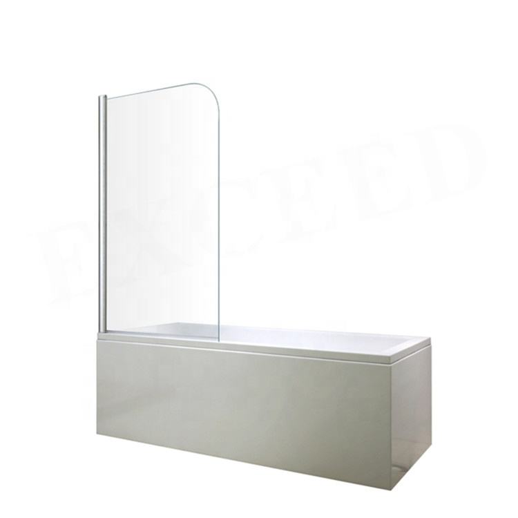 Rothnow® walk-in bathtub shower door with black frame, 900mm wide and 2200mm tall, designed for modern shower panels