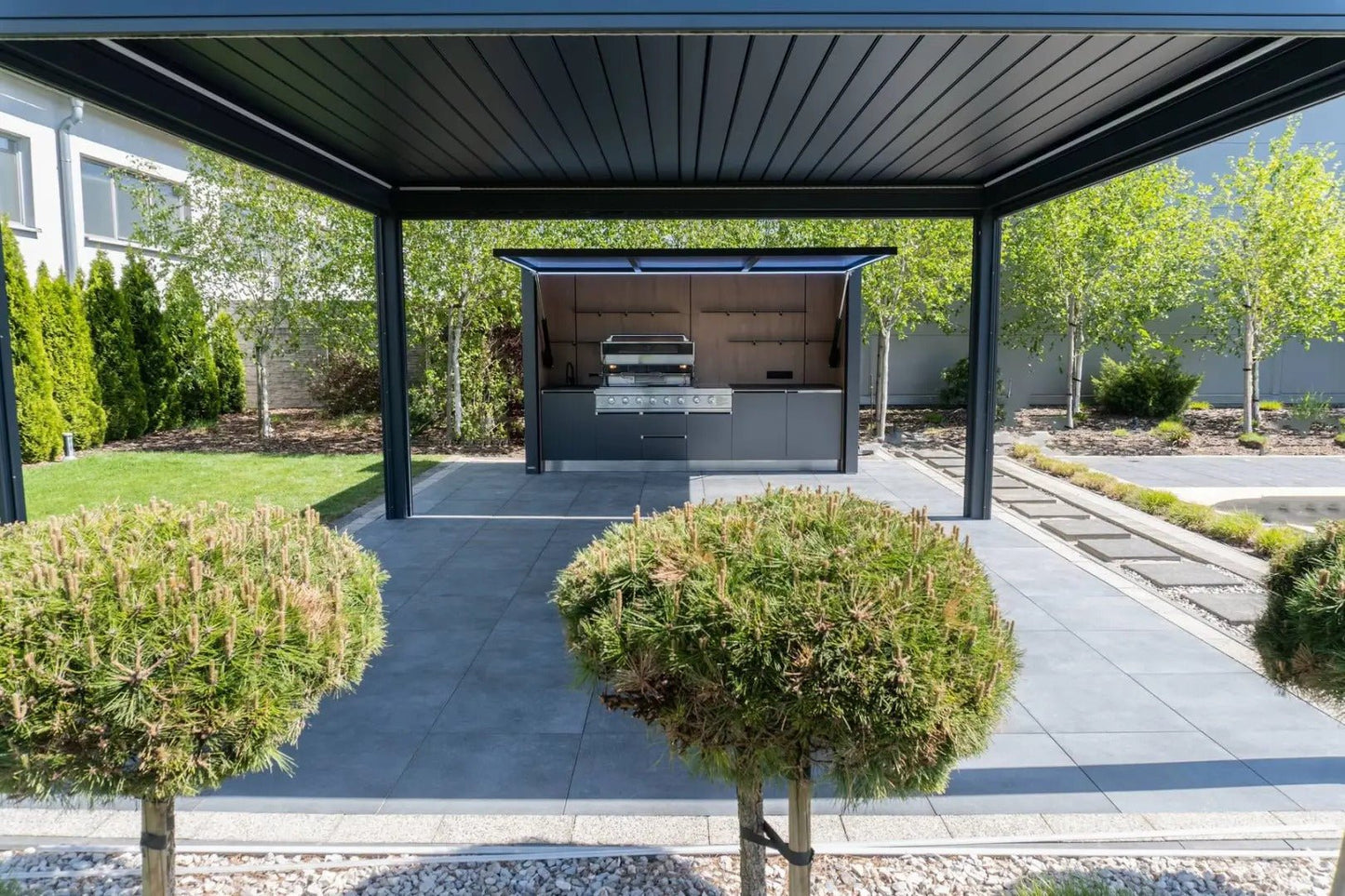 Rothnow® Aluminum Pergola - RNAP12 - Aluminum Alloy Climate Pergola - Rothnow