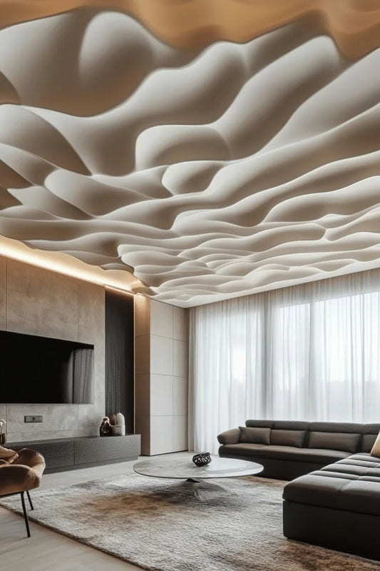 Black Rothnow aluminum ceiling panel RNAC05, customized size, sleek and modern design for interior ceiling applications.