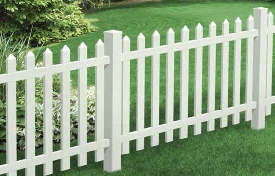 Black Rothnow PVC railing and fence, customized size, durable护栏 for outdoor safety and privacy, shown in a residential setting