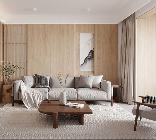 Rothnow® wall panel made of bamboo fiber board in black, customized size for interior wall decoration.