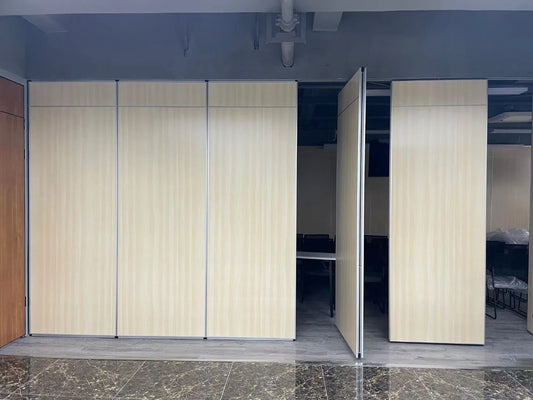 White Rothnow Movable Partition RNMP08 hotel room divider, customizable size, stylish and functional interior space separator.