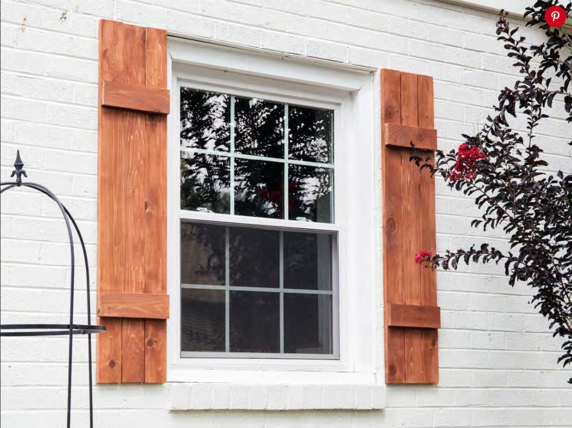 Wooden single/double hung window