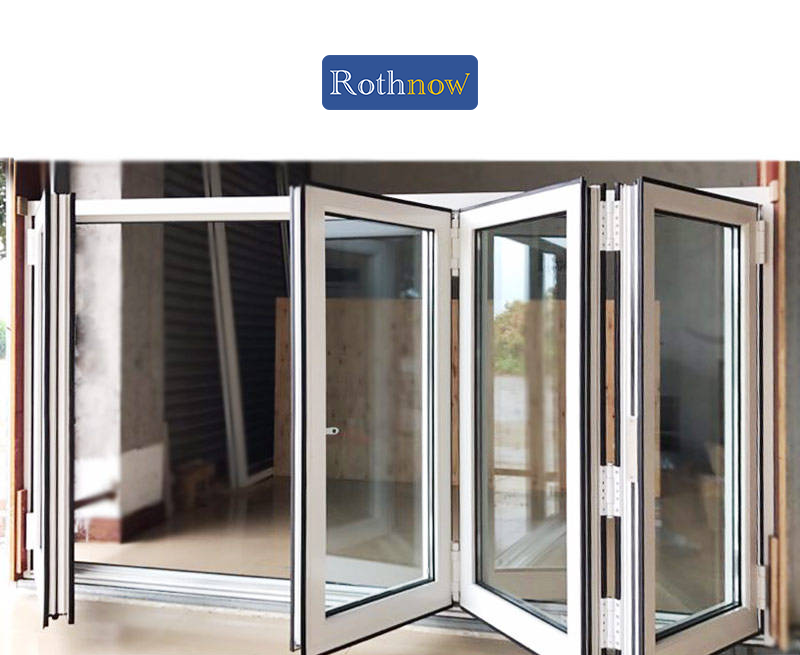 Aluminum bi-fold window