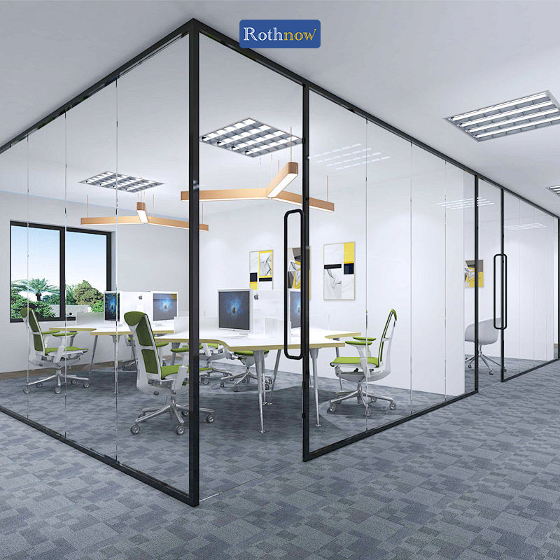 Glass partition