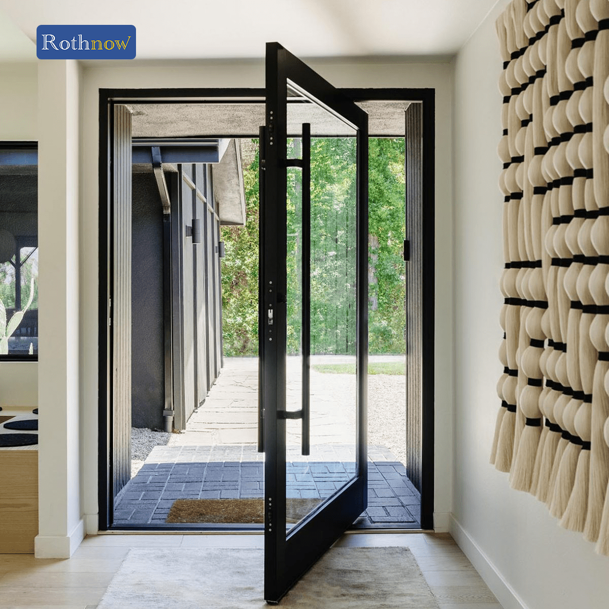 Aluminum pivot door - Rothnow