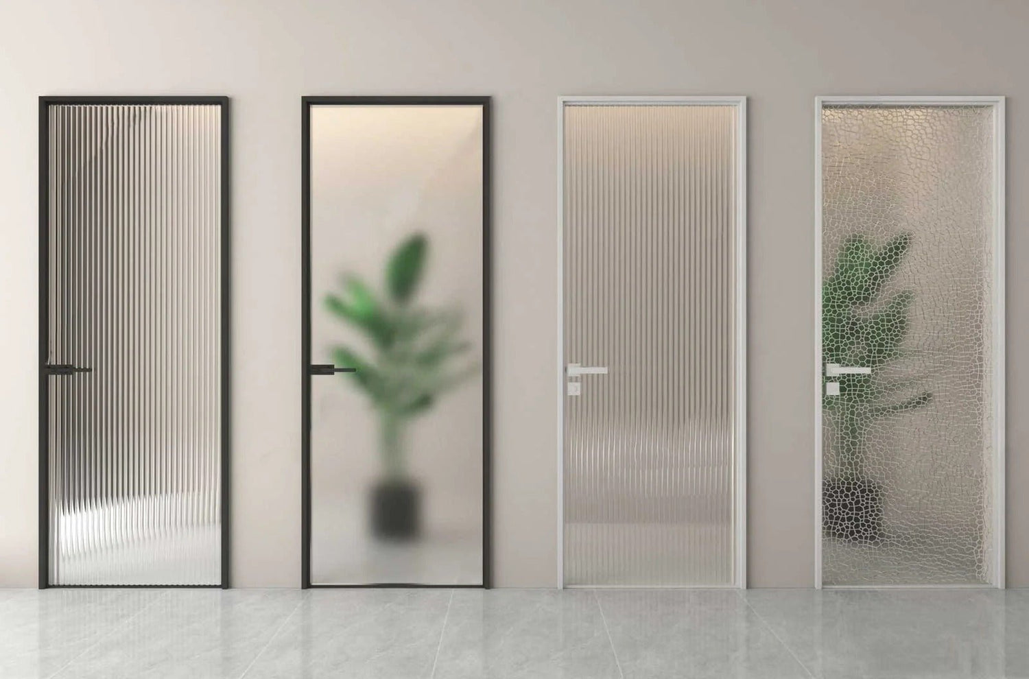 Slim frame series glass door - Rothnow