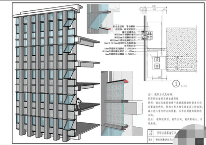 Rothnow® Glass Curtain Wall-RNGC02-Exposed Frame Glass Curtain Wall
