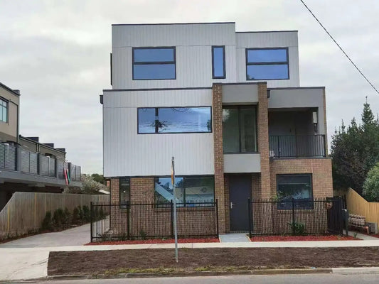 Porte en aluminium Rothnow® - Porte en verre filaire bronze série 16x45