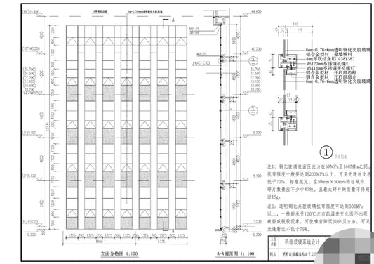 Rothnow® Glass Curtain Wall-RNGC02-Exposed Frame Glass Curtain Wall