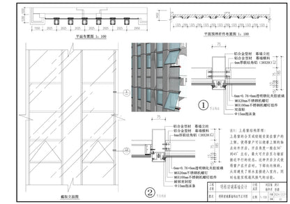 Rothnow® Glass Curtain Wall-RNGC02-Exposed Frame Glass Curtain Wall