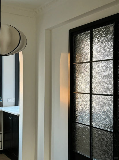 Rothnow®  French Style Aluminum Door - 16x45 Series Slim Frame Sliding Door - Classic Black