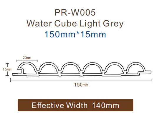 Rothnow® Wall Panel-RNBW03-Bambo Fiber Board-Waved Panel