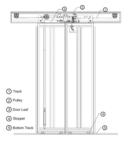 Rothnow® Wooden Door-Lacquer Wood Pocket Door-RN-WD101