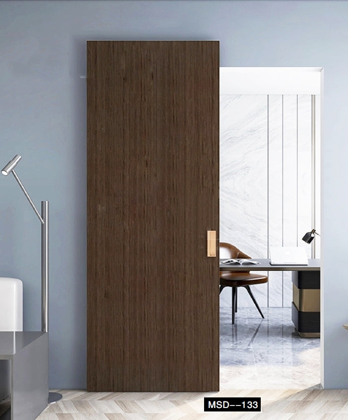 Rothnow® Wooden Door-RN-WD143-Lacquer Wood Sliding Ghost Door