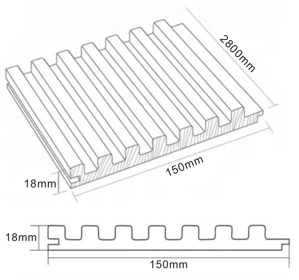 Rothnow® Wall Panel-RNSW01-Solid Wood Great Wall Panel