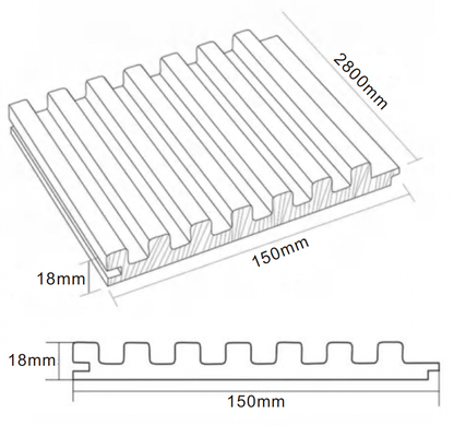 Rothnow® Wall Panel-RNSW01-Solid Wood Great Wall Panel