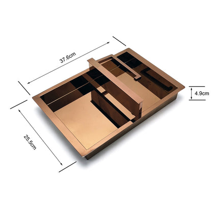 Porte en aluminium Rothnow® - Porte en verre filaire bronze série 16x45