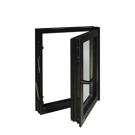 Rothnow® Aluminum Window - 55 Series Thermal Break Tilt&Turn Window-Black