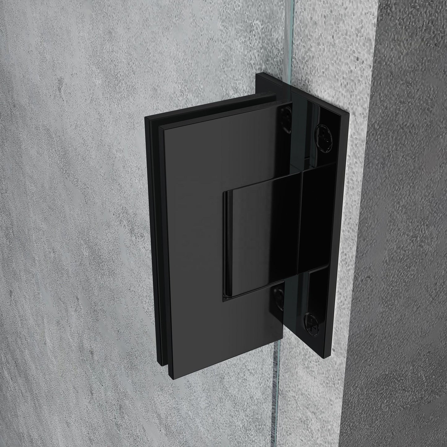 Rothnow® Shower Panel-Hinged Shower Door-Black Profile