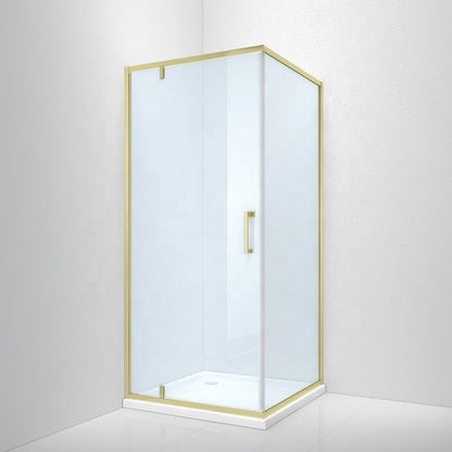 Rothnow® Shower Panel-Pivot Shower Door-Framed Glass