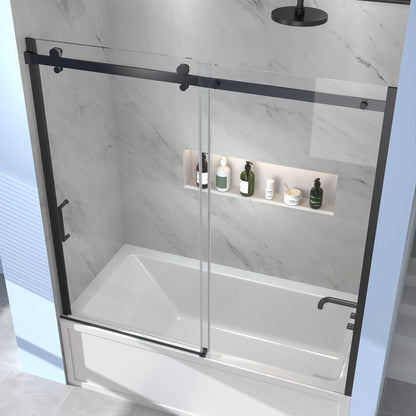 Rothnow® North American Style Shower Panel-Black Walk-in Bathtub Sliding Shower Door