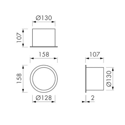 Rothnow® Square Shower Niches-Toilet Paper Holder-RN-TPH01