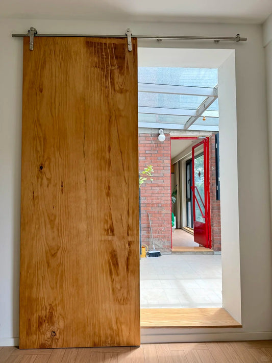 Rothnow® Aluminum Wooden Door-RN-AWD03-Sliding Barn Door