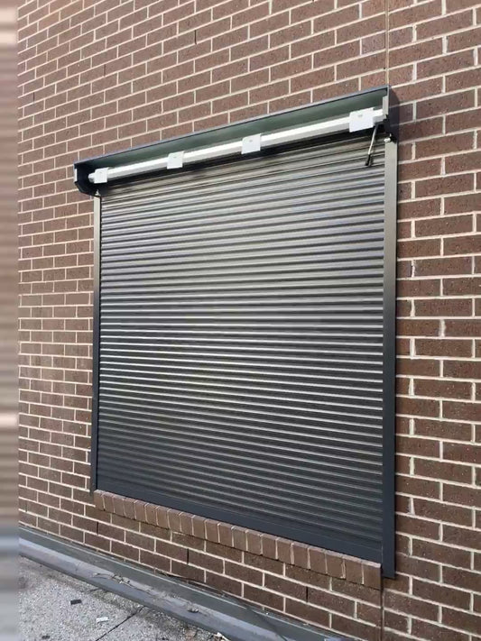 Porte en aluminium Rothnow® - Porte en verre filaire bronze série 16x45