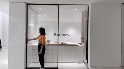 Puerta de aluminio de gran tamaño Rothnow® - Puerta corrediza de marco delgado serie 7x45