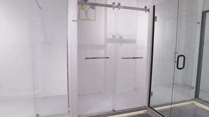 Rothnow® North American Style Shower Panel-Mirrored Double Sliding Door