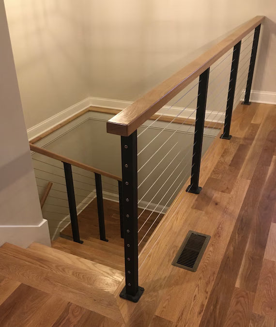 Rothnow® Wire Cable Railing-RNWR08-Staircase Railing