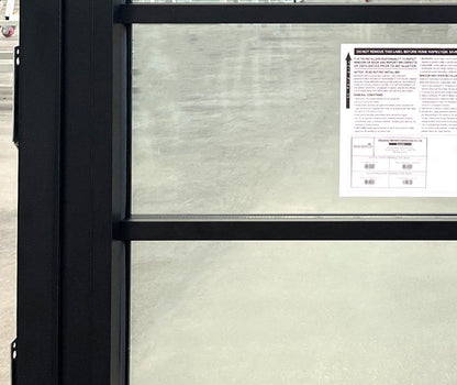 Rothnow® Aluminum 50 Series Awning Window with black frame and decorative strips, measuring 1000mm by 1000mm, open window view