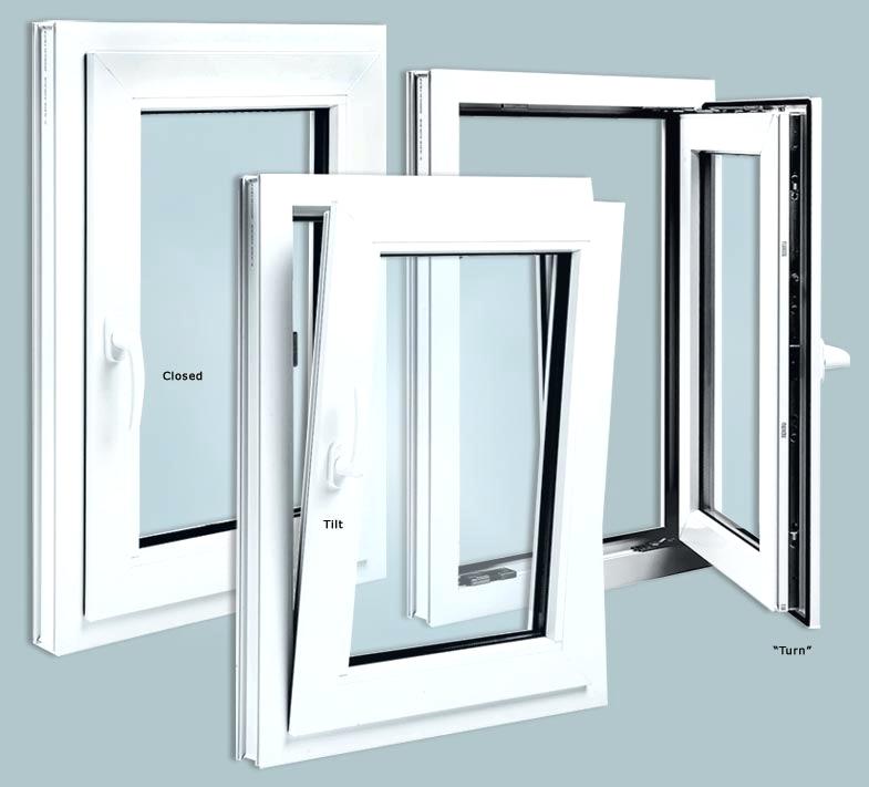 Rothnow® Aluminum Window 50 Series White tilt and turn window, 1000mm x 1000mm, with black frame accents.
