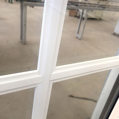 Rothnow® Aluminum 55 Series Awning Window in black, showing its sleek frame and open sash design for ventilation and light.