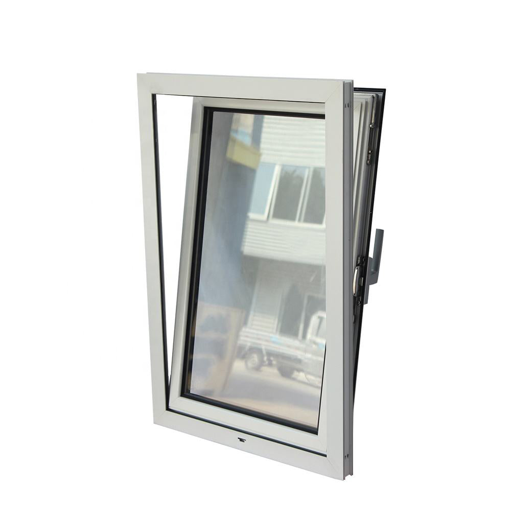 White Rothnow Aluminum 55 Series thermal break tilt and turn window, 1000mm W x 1000mm H, with black frame details.