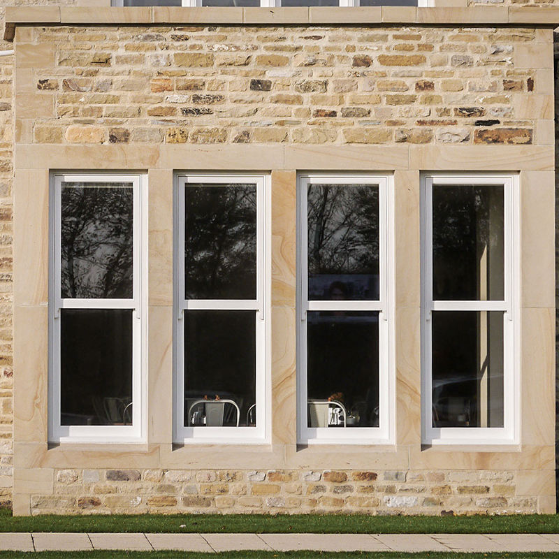 Rothnow® Aluminum Window 83 Series single hung window with grille, black frame, 1000mm x 1000mm size for modern homes.