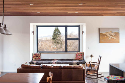 Rothnow® 50 Series aluminum casement window, 1000mm W x 1000mm H, black frame, cost-effective window for modern homes